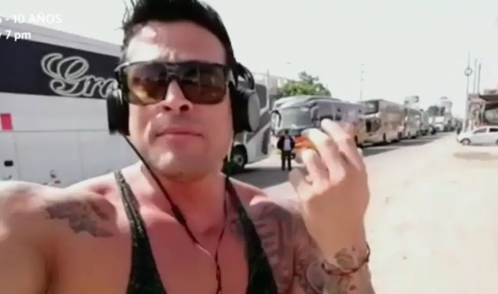 El cumbiambero es uno de los afectos del paro indefinido contra el alza del combustible. Foto: captura/América TV