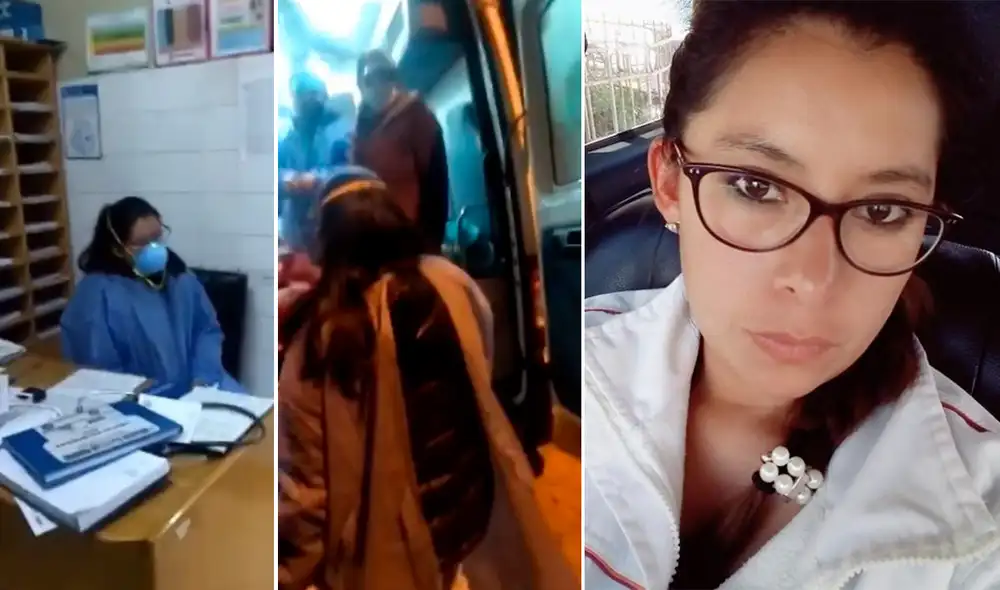 La médica pidió esperar a resultados de médico legista. Foto: Composición Facebook, captura video La médica pidió esperar a resultados de médico legista. Foto: Composición Facebook, captura video