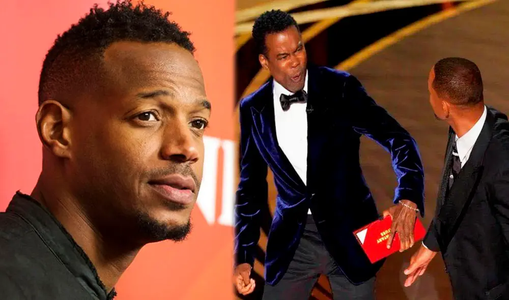 Marlon Wayans no aprueba burla de Chris Rock. Foto: AFP / captura Twitter