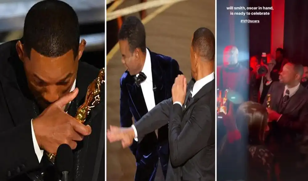 Will Smith y Chris Rock tuvieorn uno de los encuentros más comentados de los Oscar 2022. Foto: composición/La República