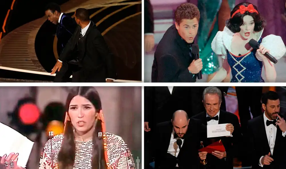 Escándalos y polémicas en los Oscar. Foto: composición/LR