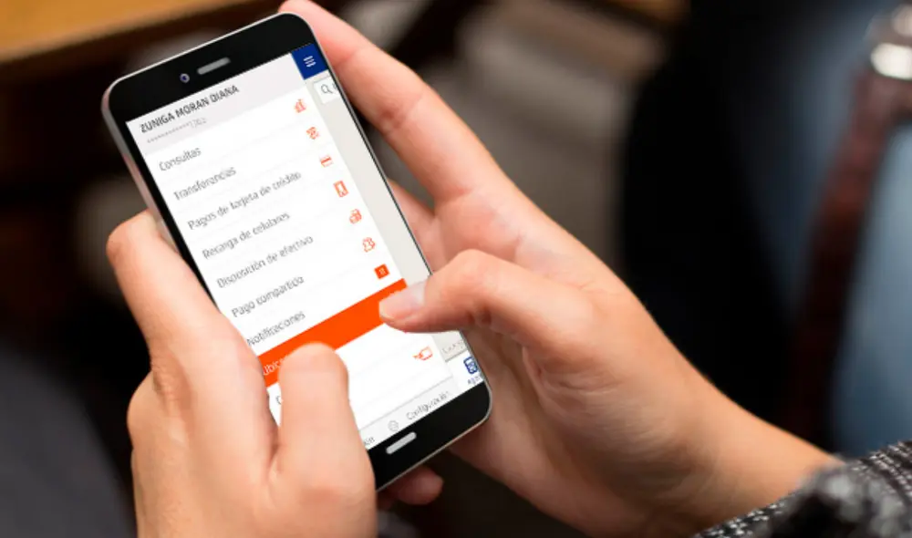 Descubre el paso a paso para ver gratis tu código de cuenta interbancaria del BCP. Foto: BCP Descubre el paso a paso para ver gratis tu código de cuenta interbancaria del BCP. Foto: BCP