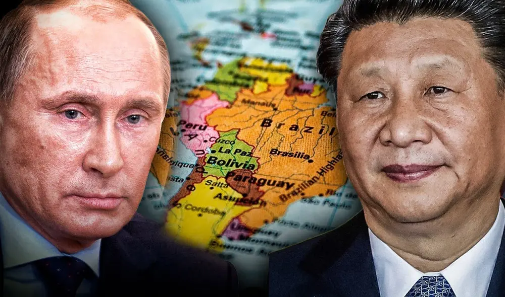 La percepción de Rusia y China en la región quedó plasmada en el trabajo de la encuestadora Latinobarómetro. Foto: composición de Fabrizio Oviedo / La República