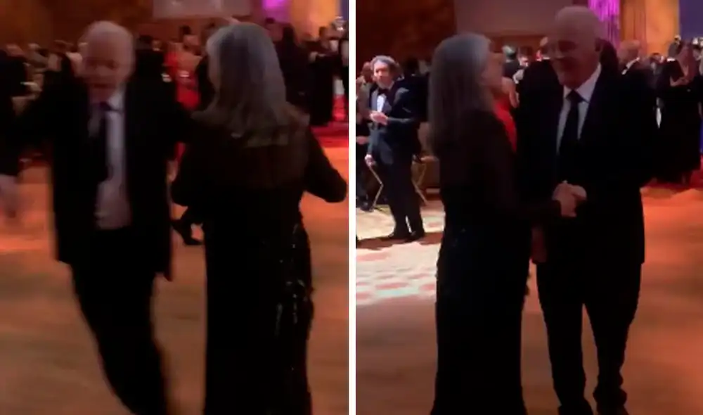 Anthony Hopkins fue invitado a la última ceremonia de los Oscar en el Teatro Dolby. Foto: captura Twitter