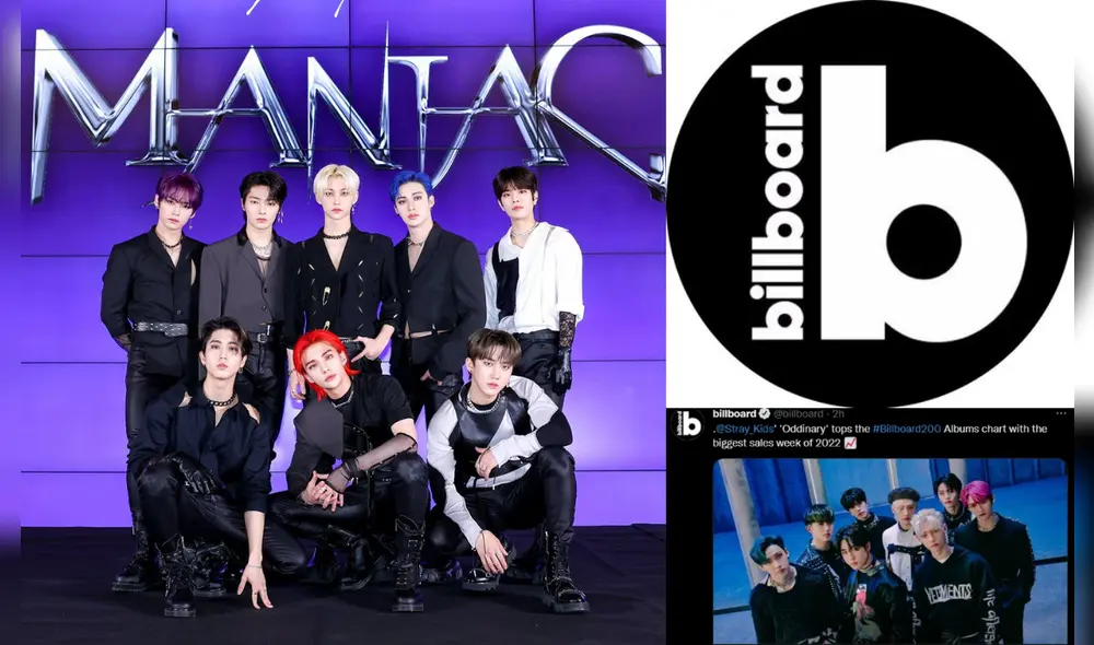 Stray Kids llega a la historia con Billboard. Foto composición: Twitter