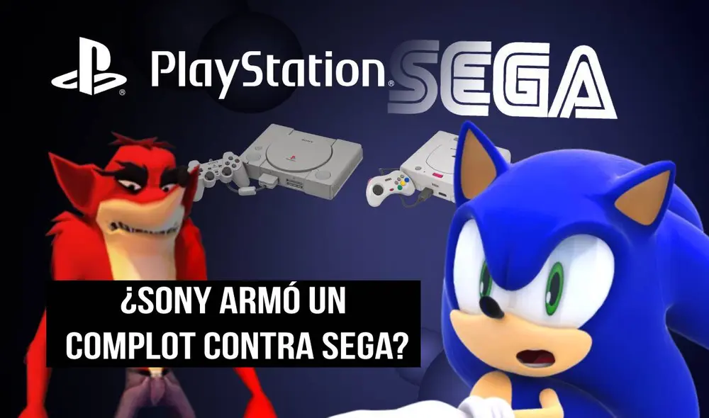 ¿Recuerdas cuando SEGA era tan grande como Nintendo? La razón de su declive pudo haber sido un complot armado por Sony para el éxito de su PlayStation, según una teoría. Foto: Composición LR