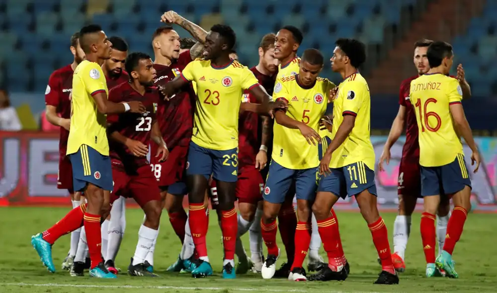 Venezuela y Colombia se verán las caras en el cierre de las eliminatorias. Foto: EFE Venezuela y Colombia se verán las caras en el cierre de las eliminatorias. Foto: EFE