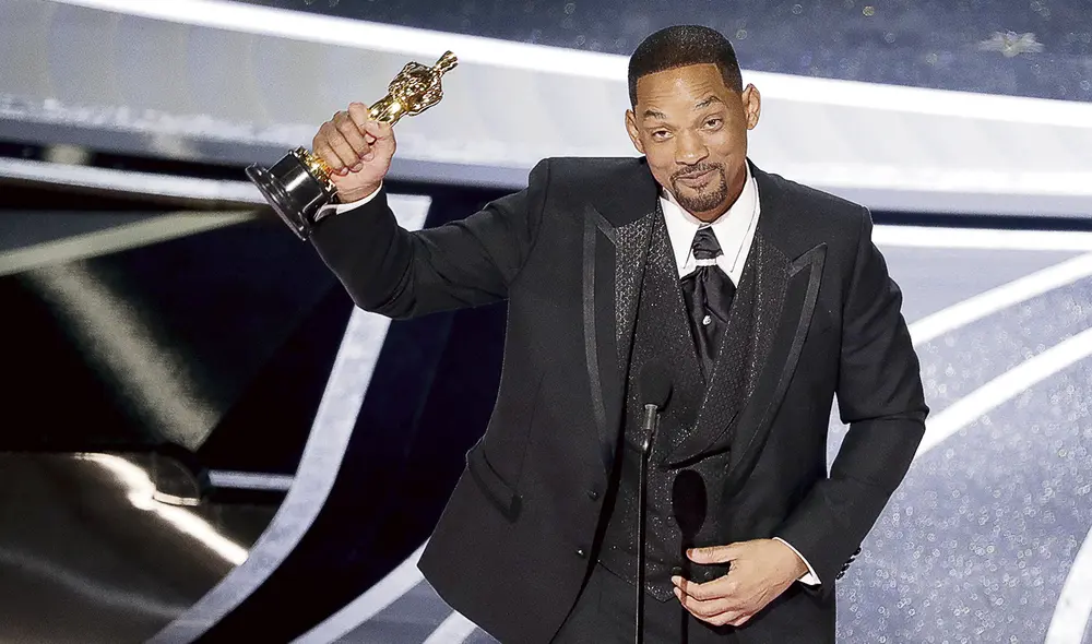 Will Smith. Tras el escándalo, el actor podría perder la estatuilla según las normas de la Academia. Foto: difusión