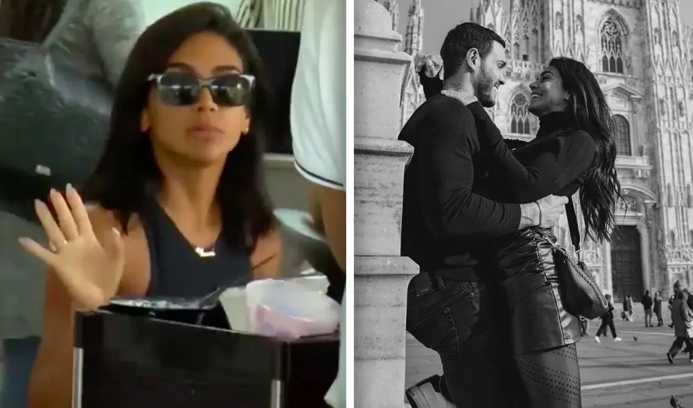 "Me siento como Kim Kardashian", dijo Vania Bludau al ser abordada por las cámaras. Foto: composición LR/captura Willax/Instagram "Me siento como Kim Kardashian", dijo Vania Bludau al ser abordada por las cámaras. Foto: composición LR/captura Willax/Instagram