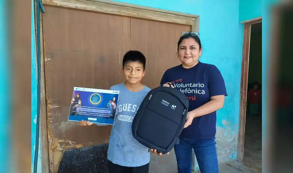 Su audiocuento ganador se titula “Las ciudades geométricas”. Foto: Telfonónica