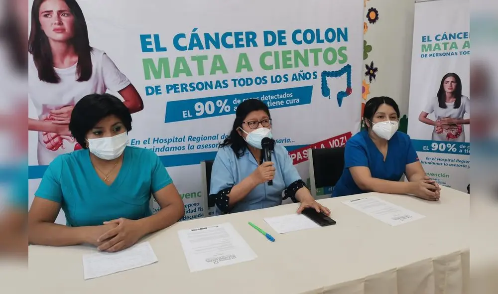 Especialistas piden a personas acudir a evaluaciones preventivas del cáncer de colón. Foto: Hospital Regional de Moquegua