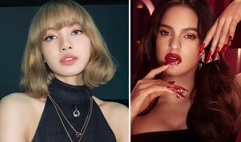 Lisa de BLACKPINK y Rosalía demostraron admiración la una por la otra en interacciones por Instagram. Foto: composición La República / Instagram @lalalalisa_m @rosalia.vt