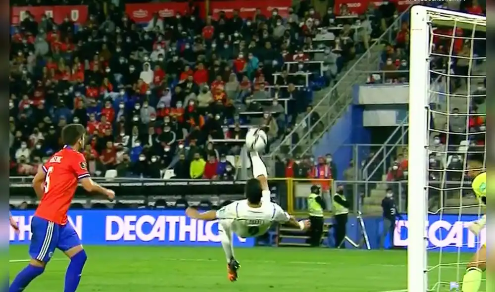 Luis Suárez supero a Lionel Messi como máximo goleador histórico de las eliminatorias. Foto: captura SporTV Luis Suárez supero a Lionel Messi como máximo goleador histórico de las eliminatorias. Foto: captura SporTV