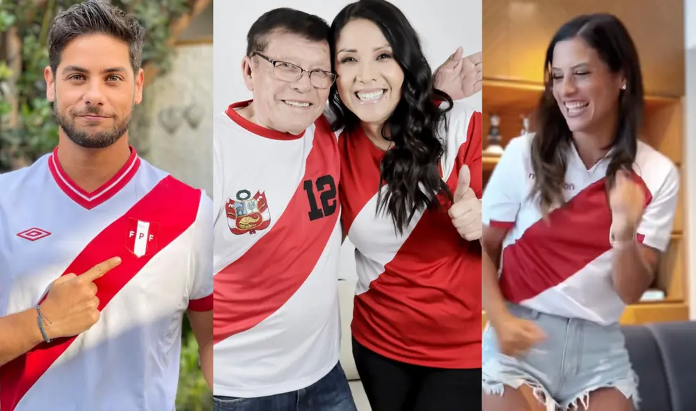 ¡Victoria peruana! Los personajes de Chollywood vivieron el partido Perú vs. Paraguay minuto a minuto. Foto: Andrés Wiese/Instagram, Tula Rodríguez/Instagram, María Pía Copello/Instagram