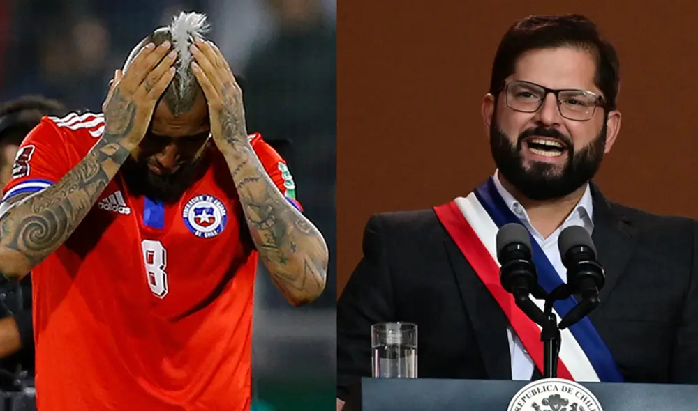 Gabriel Boric envía mensaje de apoyo a la selección chilena tras eliminación. Foto: composición/EFE/AFP
