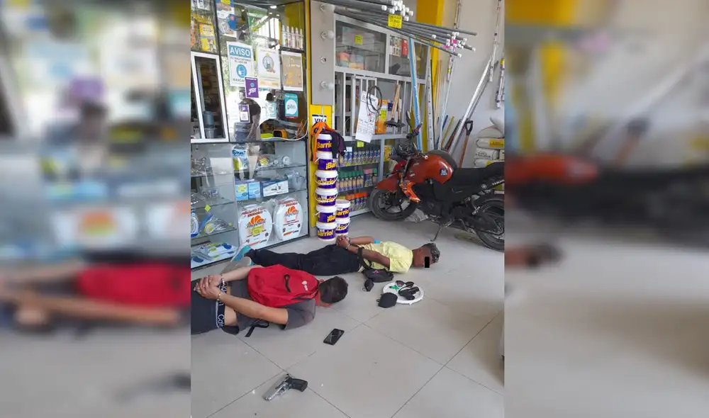 Hampones fueron trasladados a la comisaría del distrito. Foto: PNP Hampones fueron trasladados a la comisaría del distrito. Foto: PNP