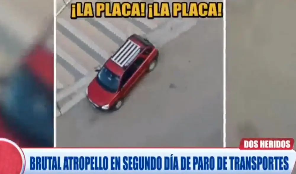 Se registran más personas heridas a causa del paro de transportistas. Foto: captura ATV