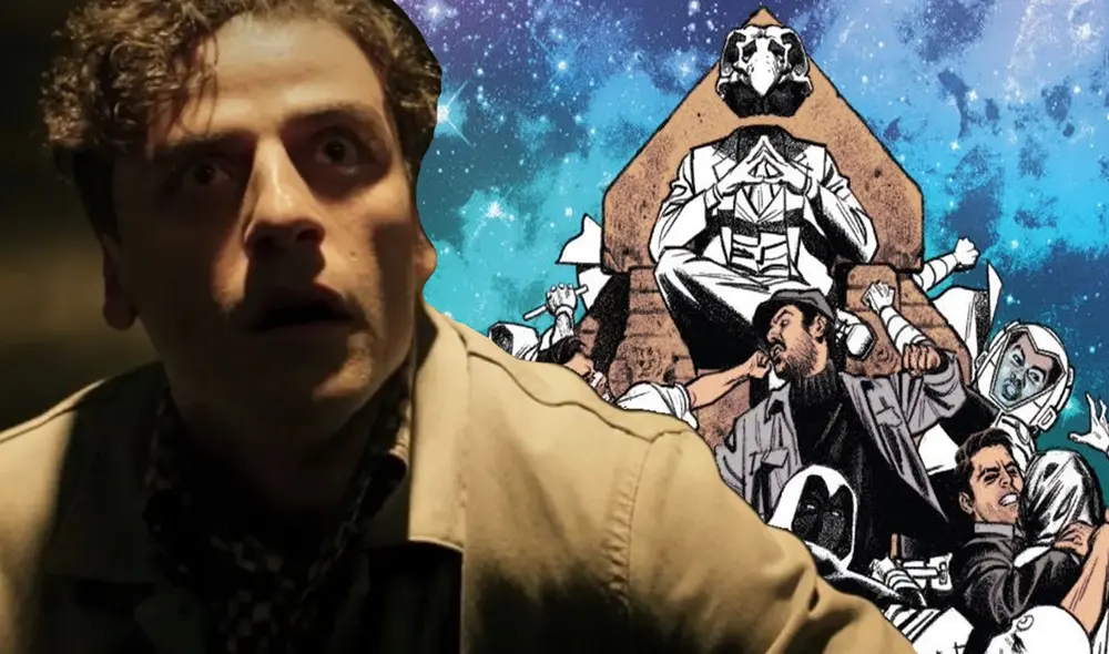 Oscar Isaac da vida a Moon knight, el nuevo héroes del UCM de Marvel. Foto: composición/Marvel
