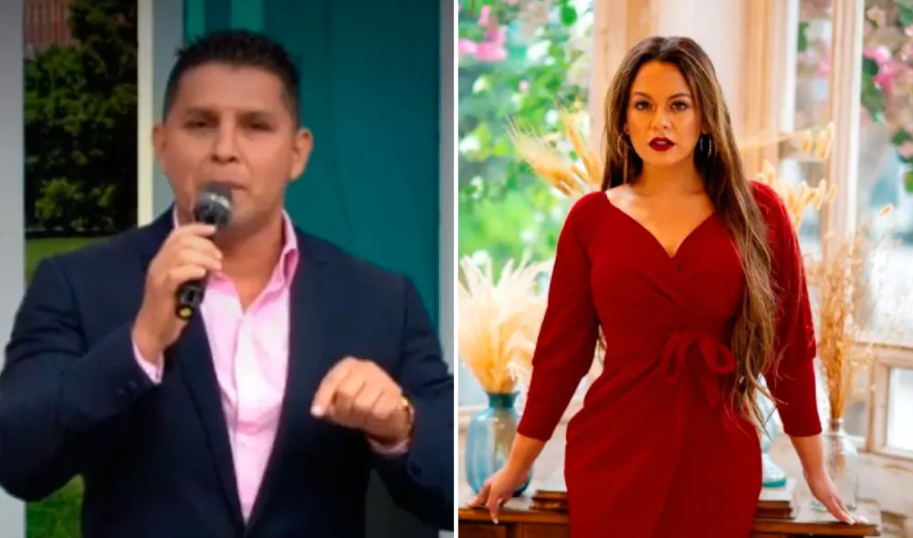 Néstor Villanueva llamó por teléfono a Flor Polo para contarle la verdad sobre sus imágenes con Sofía Cavero. Foto: composición Flor Polo/Instagram, captura América TV