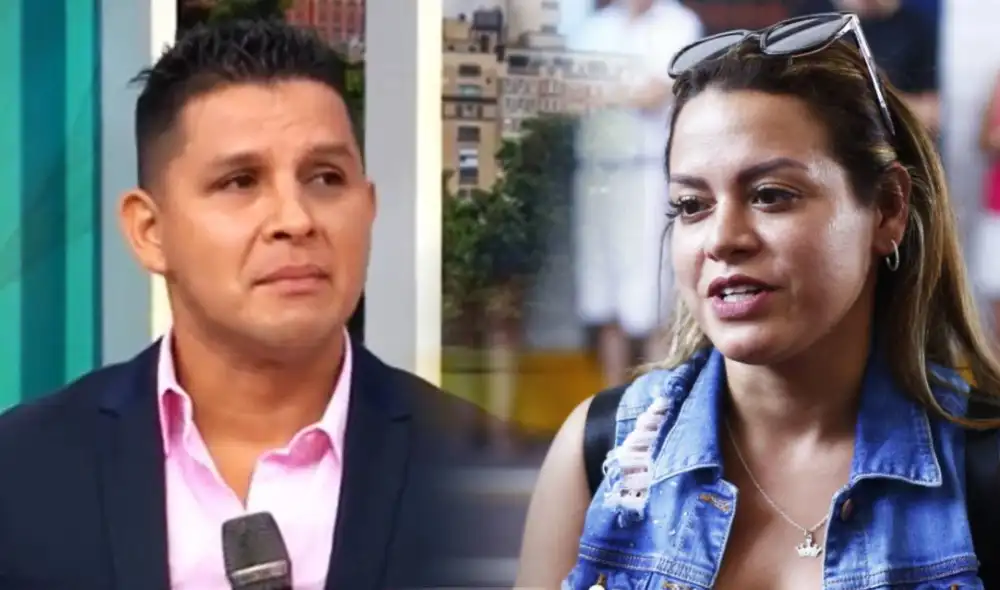 Néstor Villanueva aún tiene fe en retomar la relación con Flor Polo. Foto: composición/ captura de América TV/ La República Néstor Villanueva aún tiene fe en retomar la relación con Flor Polo. Foto: composición/ captura de América TV/ La República