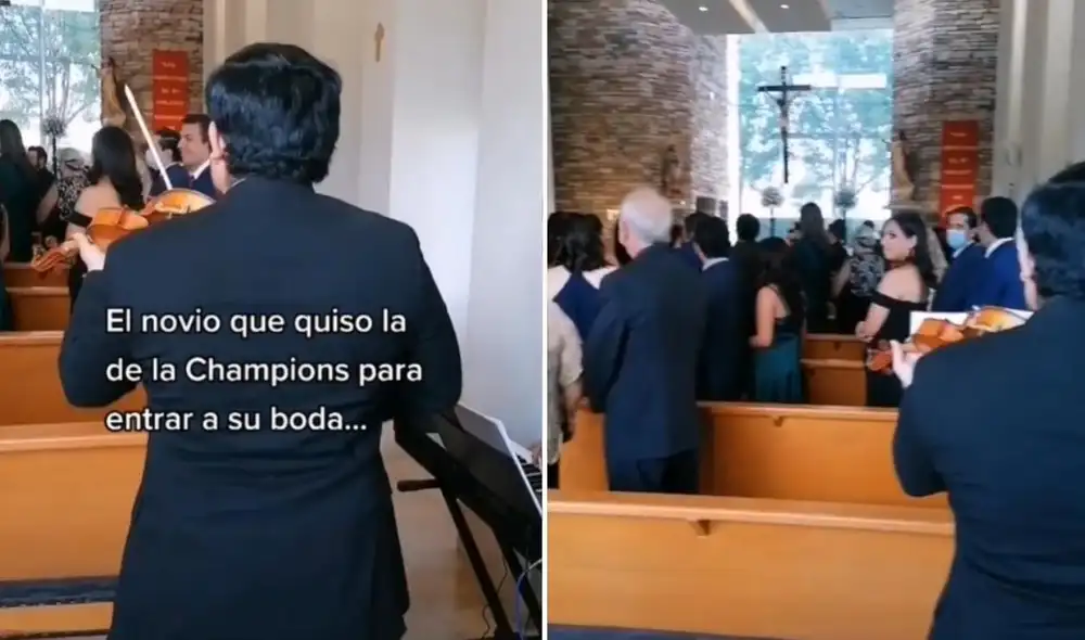 La boda cautivó a miles de usuarios en las redes, quienes reaccionaron y comentaron en viral clip que fue compartido en diferentes plataformas sociales. Foto: captura de TikTok La boda cautivó a miles de usuarios en las redes, quienes reaccionaron y comentaron en viral clip que fue compartido en diferentes plataformas sociales. Foto: captura de TikTok