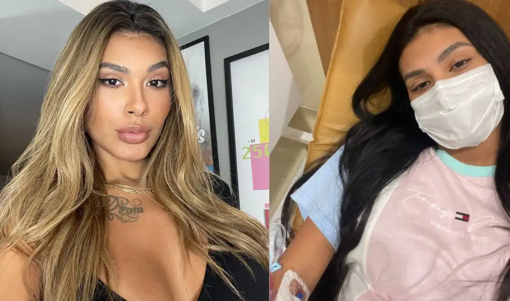 'Pocah' revela por qué se aguantó las flatulencias. Foto: Composición LR / Instagram / Twitter.