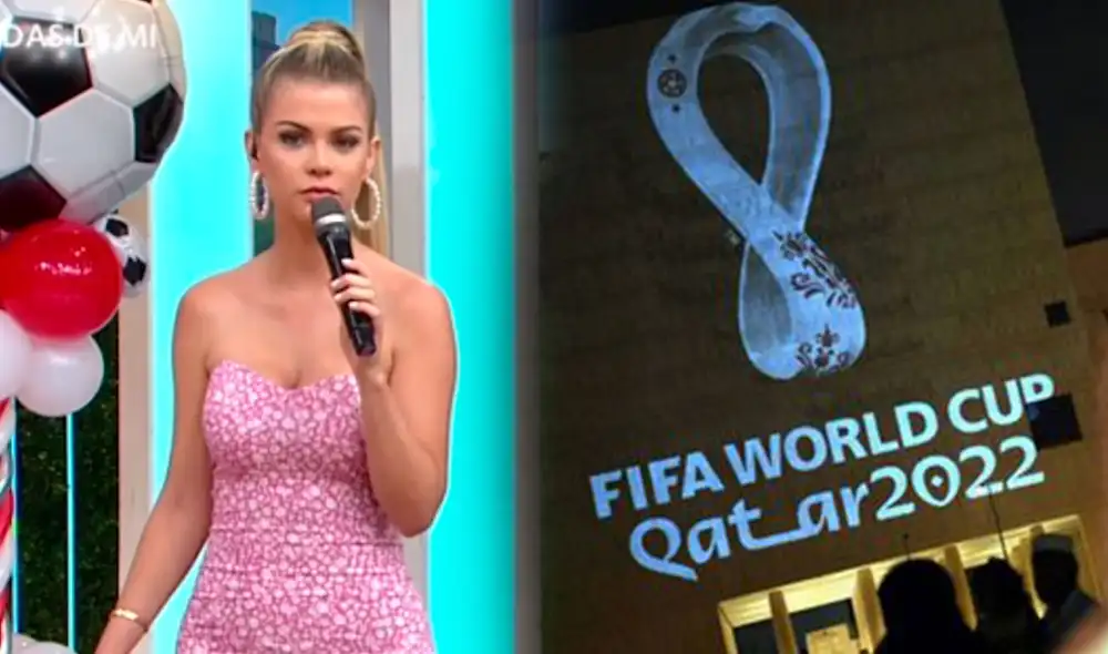 Brunella Horna cuenta las horas para ir a Qatar en noviembre. Foto: captura/América TV/difusión Qatar 2022
