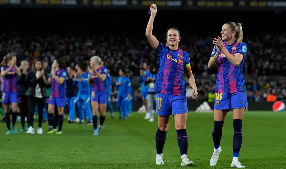 Alexia Putellas fue una de las estrellas de la llave del clásico español femenino. Foto: EFE Alexia Putellas fue una de las estrellas de la llave del clásico español femenino. Foto: EFE
