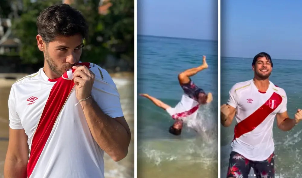 “Te amo Perú, carajo”, exclamó Andrés Wiese al final del video. Foto: composición Instagram