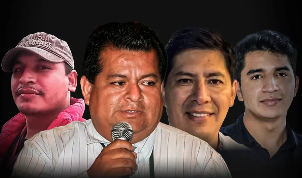 Bruno Pacheco, Zamir Villaverde, Fray Vásquez Castillo y Gian Marco Castillo son algunos de los nombres más conocido de este presunto caso de corrupción. Foto: diseño de Fabrizio Oviedo