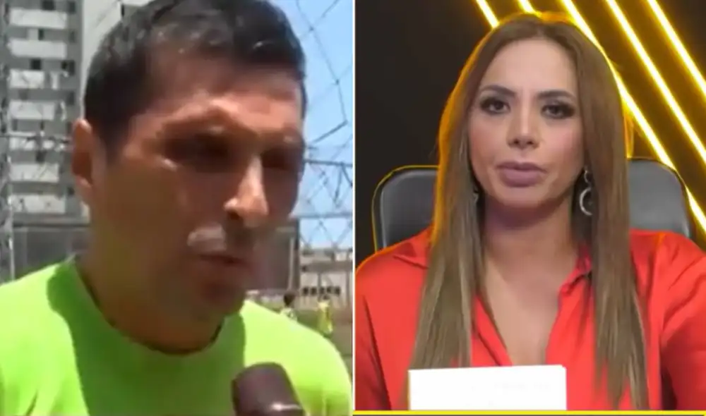 Luis 'Papelito' Cáceres, presunto agresor de Mónica Cabrejos, declara para "Amor y fuego". Foto: composición/ captura de Willax