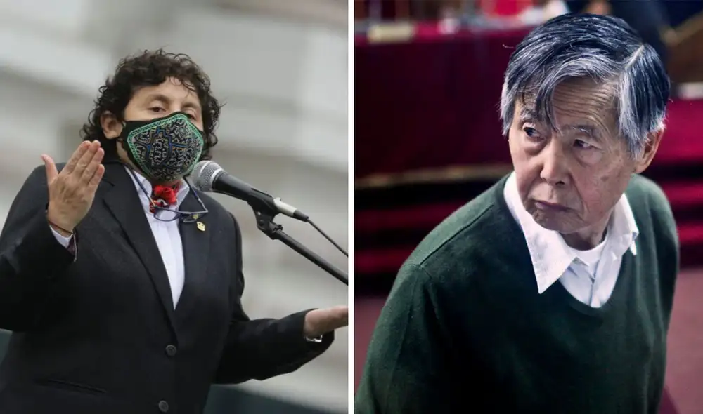 Susel Paredes sobre pedido de la CIDH para que Perú se abstenga de liberar a Fujimori. Foto: composición de LR