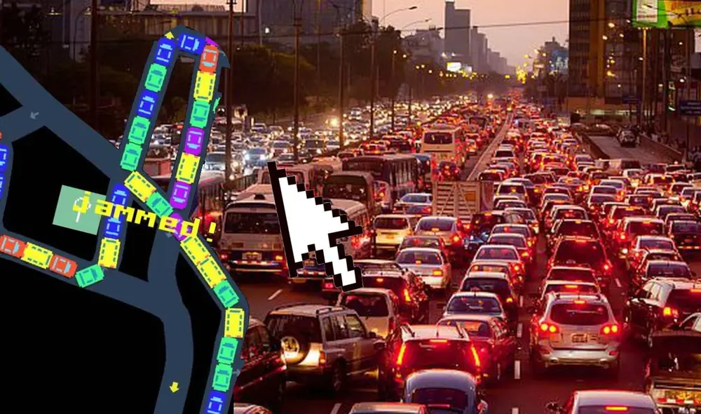 ¿Ya no soportas más esa avenida en tu ciudad que siempre anda congestionada? Dale una solución rápida y simula el tráfico con este simple y ligero videojuego. Foto: Composición LR