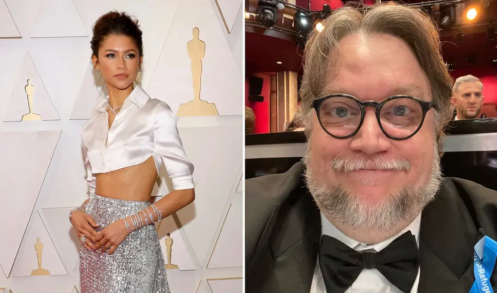 Guillermo del Toro llegó a los Oscar 2022 con "El callejón de las almas perdidas" nominada en cuatro categorías. Foto: composición LR/Difusión/Twitter/@RealGDT