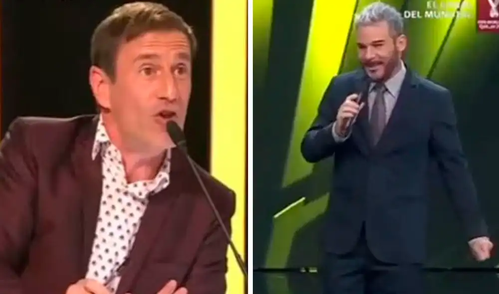 Mauri Stern y Adolfo Aguilar tuvieron un fuerte altercado durante uno de los programas de Yo soy. Foto: captura Latina