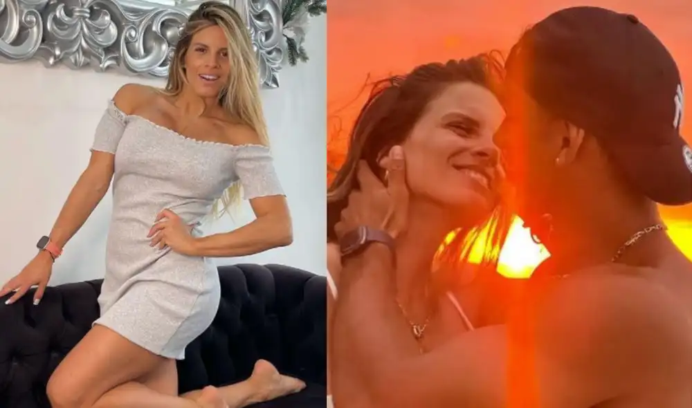 La 'rubia de Gamarra' y Said Palao vuelven a compartir públicamente su amor por los 29 años del deportista. Foto: composición Alejandra Baigorria/ Instagram La 'rubia de Gamarra' y Said Palao vuelven a compartir públicamente su amor por los 29 años del deportista. Foto: composición Alejandra Baigorria/ Instagram