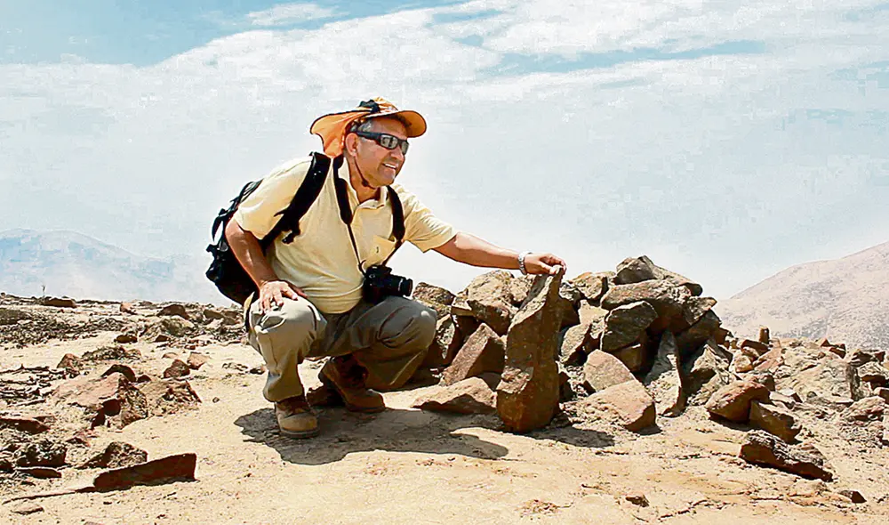 Arqueólogo. Jonathan Palacios dirigió los trabajos de investigación y conservación. Foto: difusión