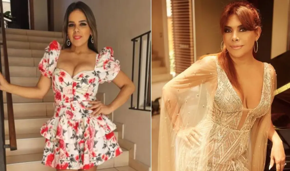 Giuliana Rengifo aseguró que mantuvo un breve romance con el ahora esposo de Magaly Medina. Foto: Giuliana Rengifo/Instagram, Magaly Medina/Instagram Giuliana Rengifo aseguró que mantuvo un breve romance con el ahora esposo de Magaly Medina. Foto: Giuliana Rengifo/Instagram, Magaly Medina/Instagram