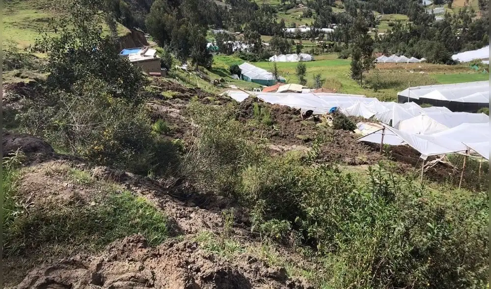 La destrucción de viviendas dejó nueve personas damnificadas. Foto: COER Áncash.