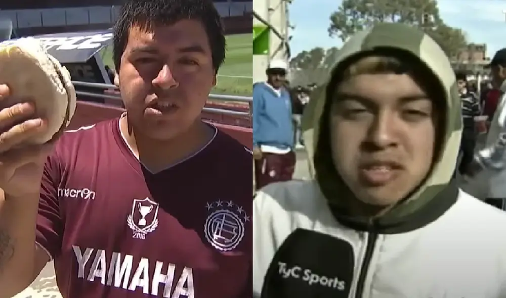 El hincha del Lanús volvió a evocar su famosa frase que emocionó a más de uno en las redes. Foto: captura de TikTok