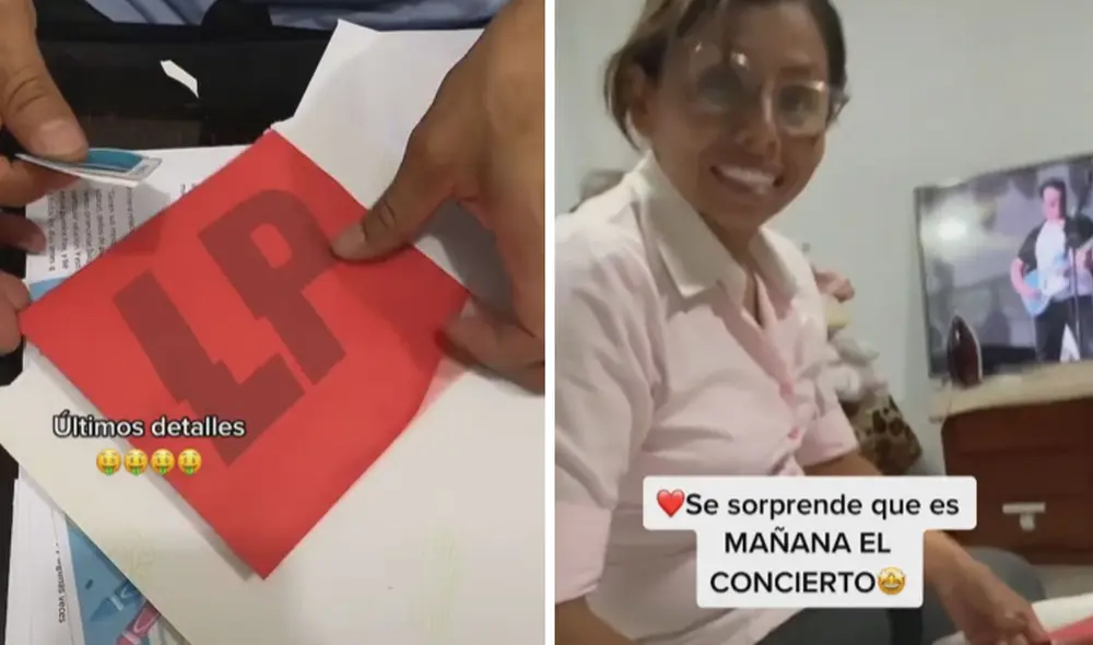 La emotiva sorpresa se hizo viral en las redes sociales. Foto: captura de TikTok