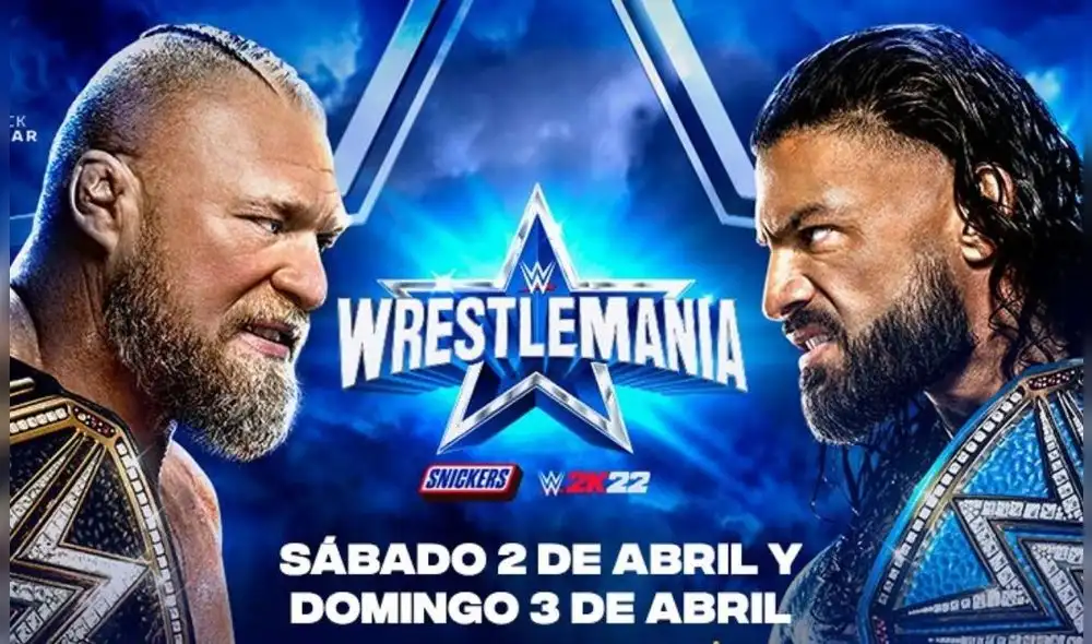 WWE WrestleMania 38 se realizará este fin de semana. Foto: WWE