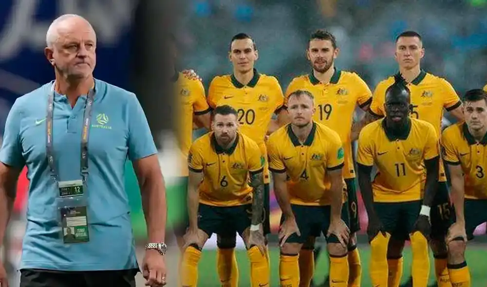 Australia enfrentará a Emiratos Árabes Unidos y el ganador se medirá contra Perú por el repechaje rumbo a Qatar 2022. AFP/composición