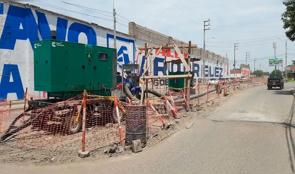 Obra ejecutada en el centro de Chiclayo fue observada por equipo de control. Foto: La República Obra ejecutada en el centro de Chiclayo fue observada por equipo de control. Foto: La República