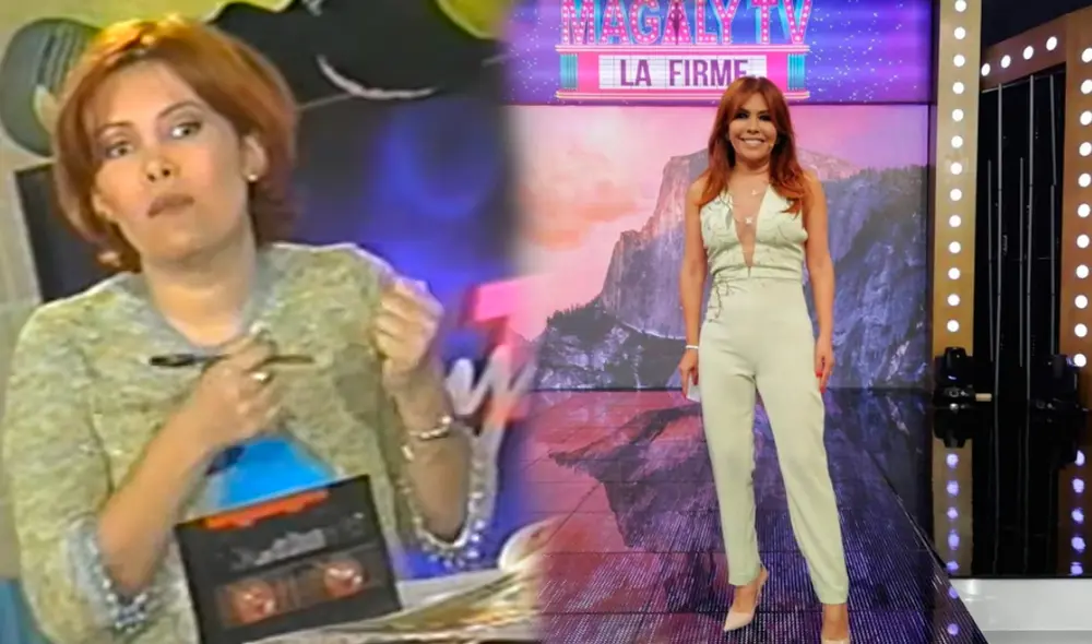 Magaly Medina inició en la televisión peruana con su programa propio "Magaly Teve". Foto: composición Magaly ATV/Instagram/YouTube