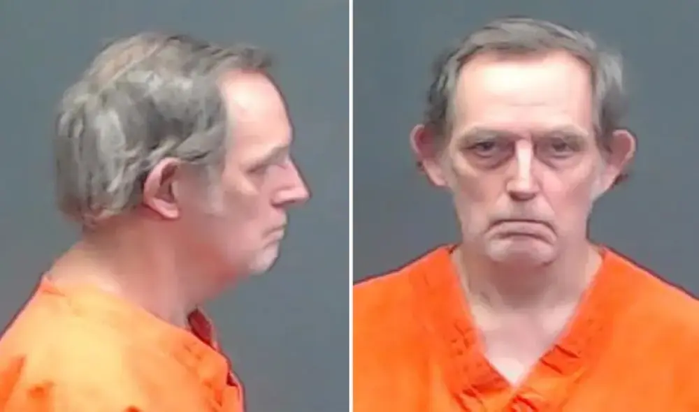 David McMichael, de 67 años, fue arrestado en Estados Unidos. Foto: Alguacil del condado de Bowie David McMichael, de 67 años, fue arrestado en Estados Unidos. Foto: Alguacil del condado de Bowie