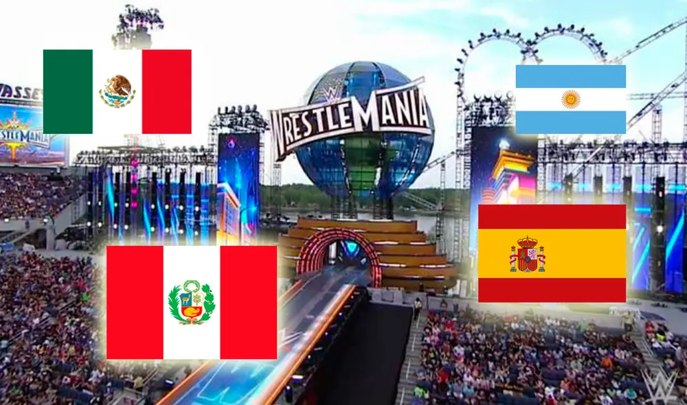 Wrestlemania 38 se desarrollará en el AT&T Stadium en Arlington, Texas. Foto: AFP/composición