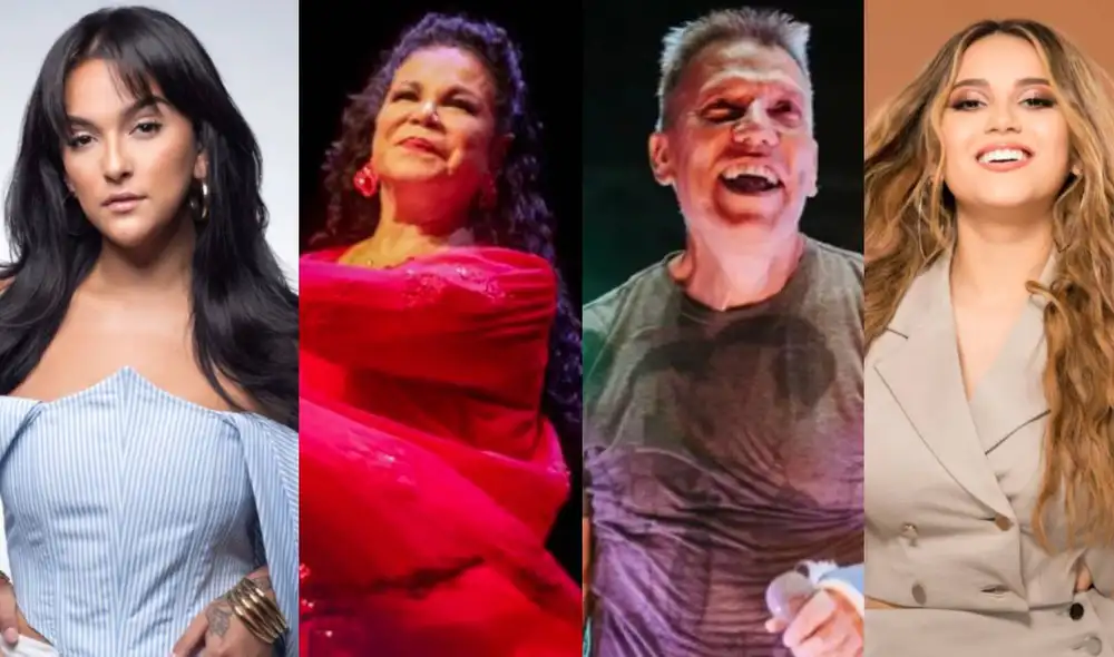 Daniela Darcourt, Raúl Romero, Amy Gutiérrez y más en el Vibra Perú 2022. Foto: composición/difusión/MM & Asociados