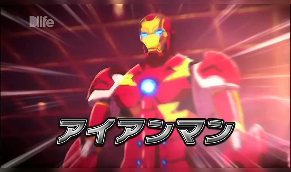 Iron Man en "Marvel Future Avengers". Foto: Madhouse