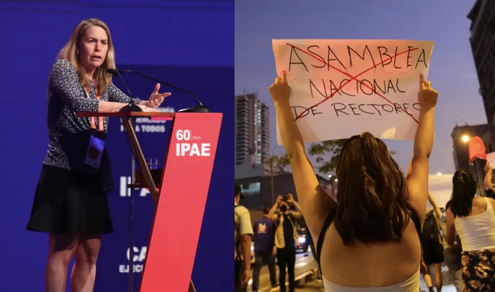 Elena Conterno “lamenta” que la Comisión de Educación  “retroceda” en la reforma universitaria y, por el contrario, aliente el contrarreformismo. Foto: composición LR